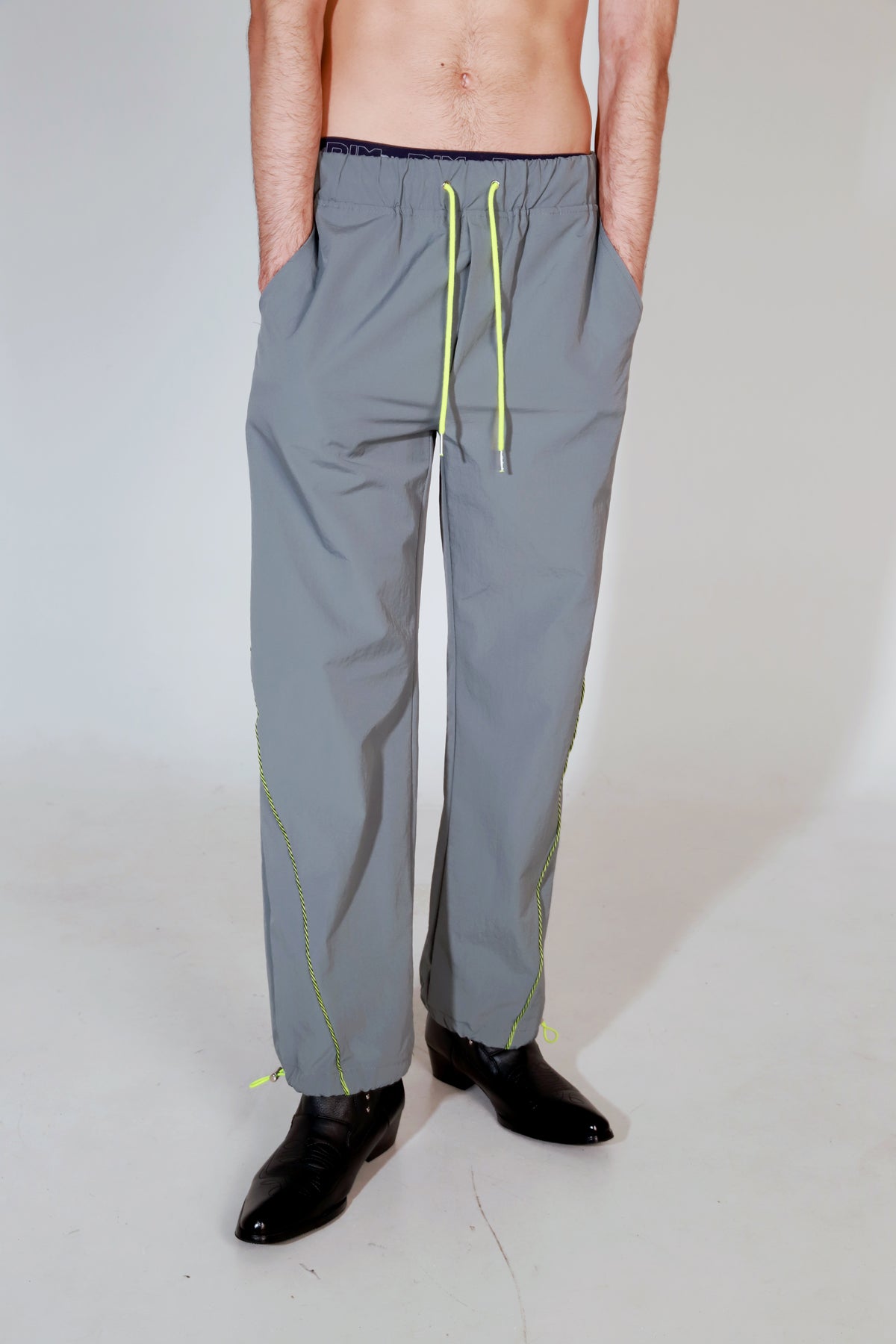 Acid Cross Line Nylon Jogger Pants