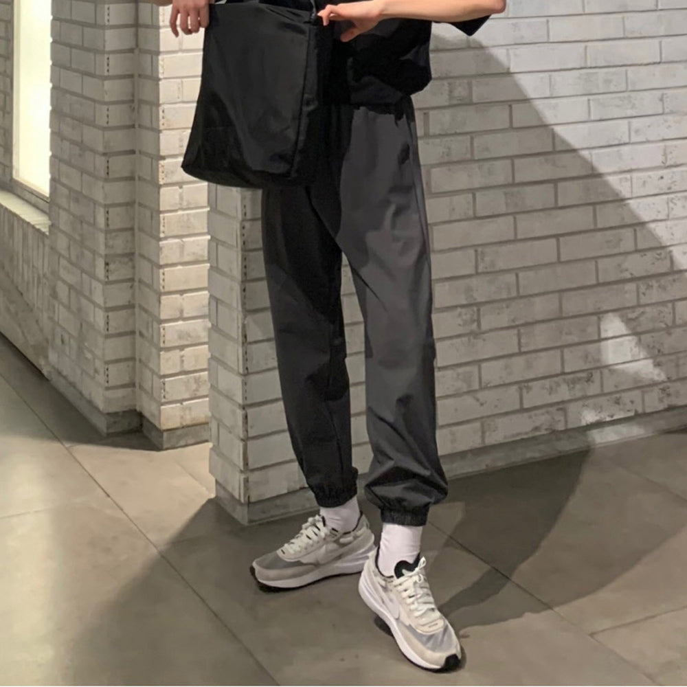 NUS. COTT CHACOAL JOGGER PANTS