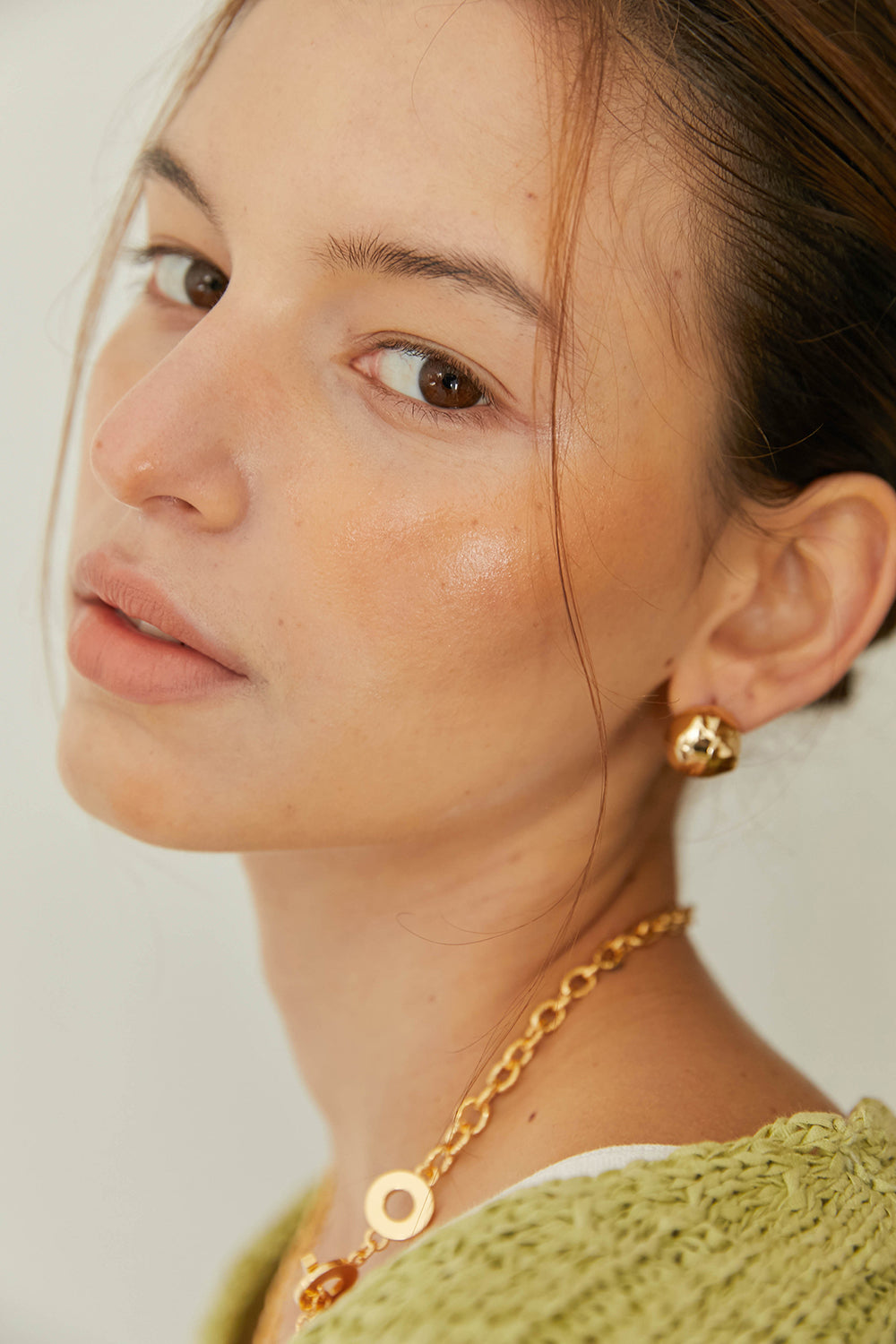 bumpy earring - gold