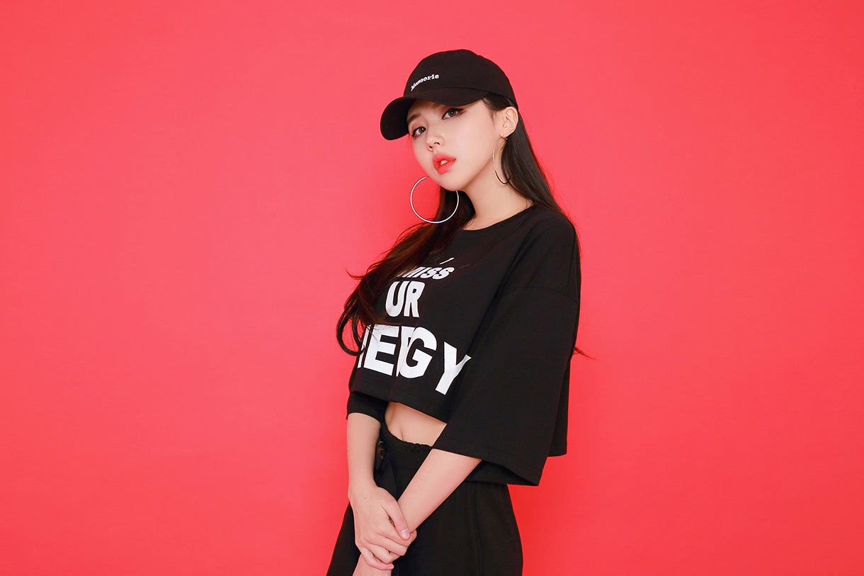 TOP(7806) Energy Short Sleeve Crop Tee