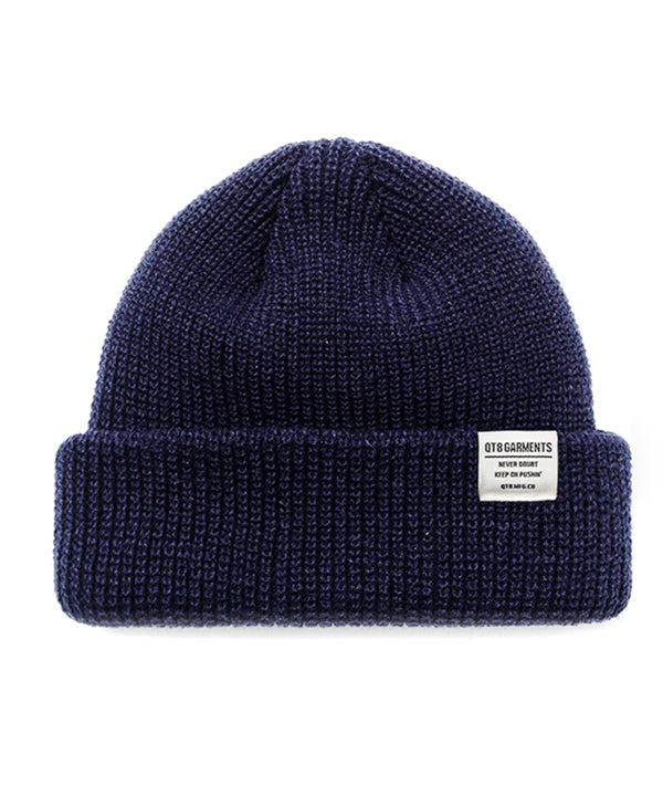 MH Short Label Beanie (Navy)