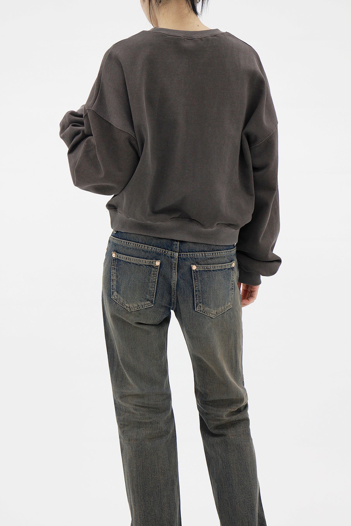 no.3003 Mocha Bootcut Denim Pants