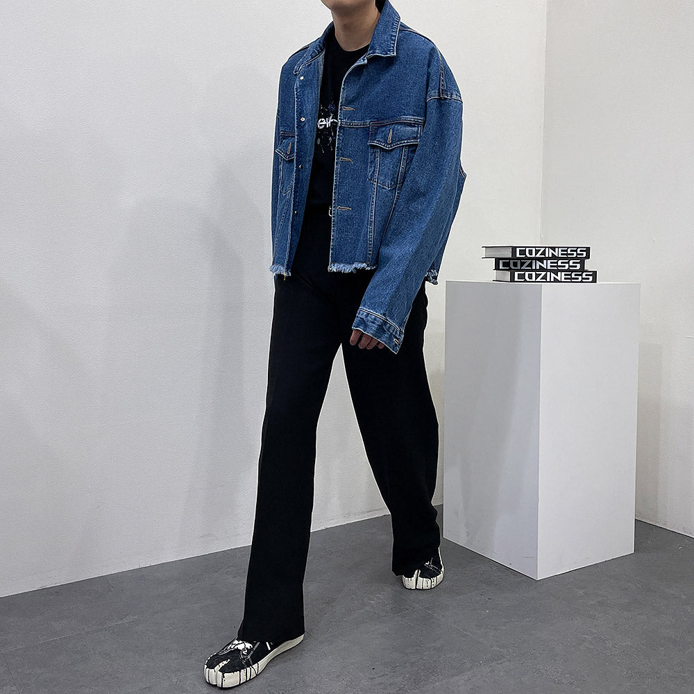 LN Cutting Cropped Jean Jacket (3 colors)