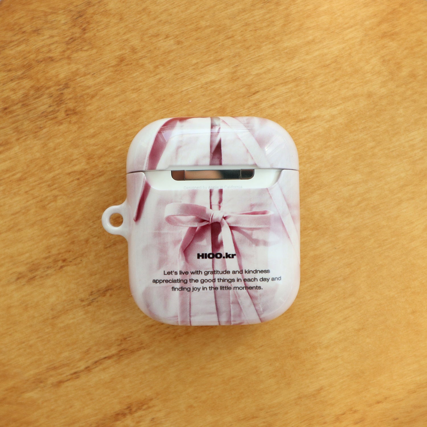 pink ribbon airpods case. (1&2, 3, pro1, pro2)