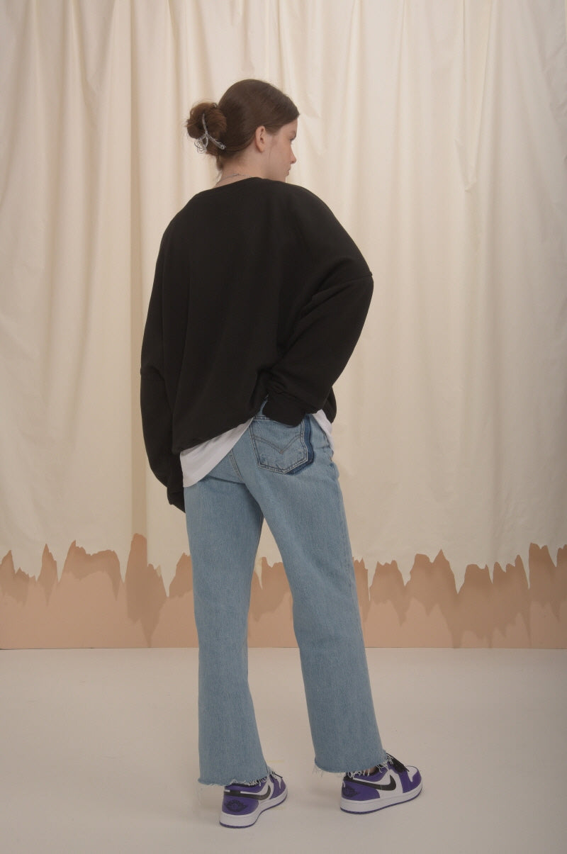 [unisex] color denim pants