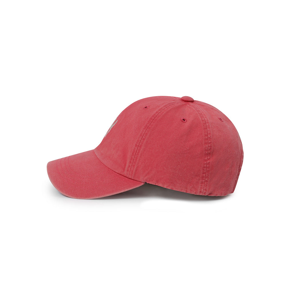 Lapin Logo Washed Cap (RED)