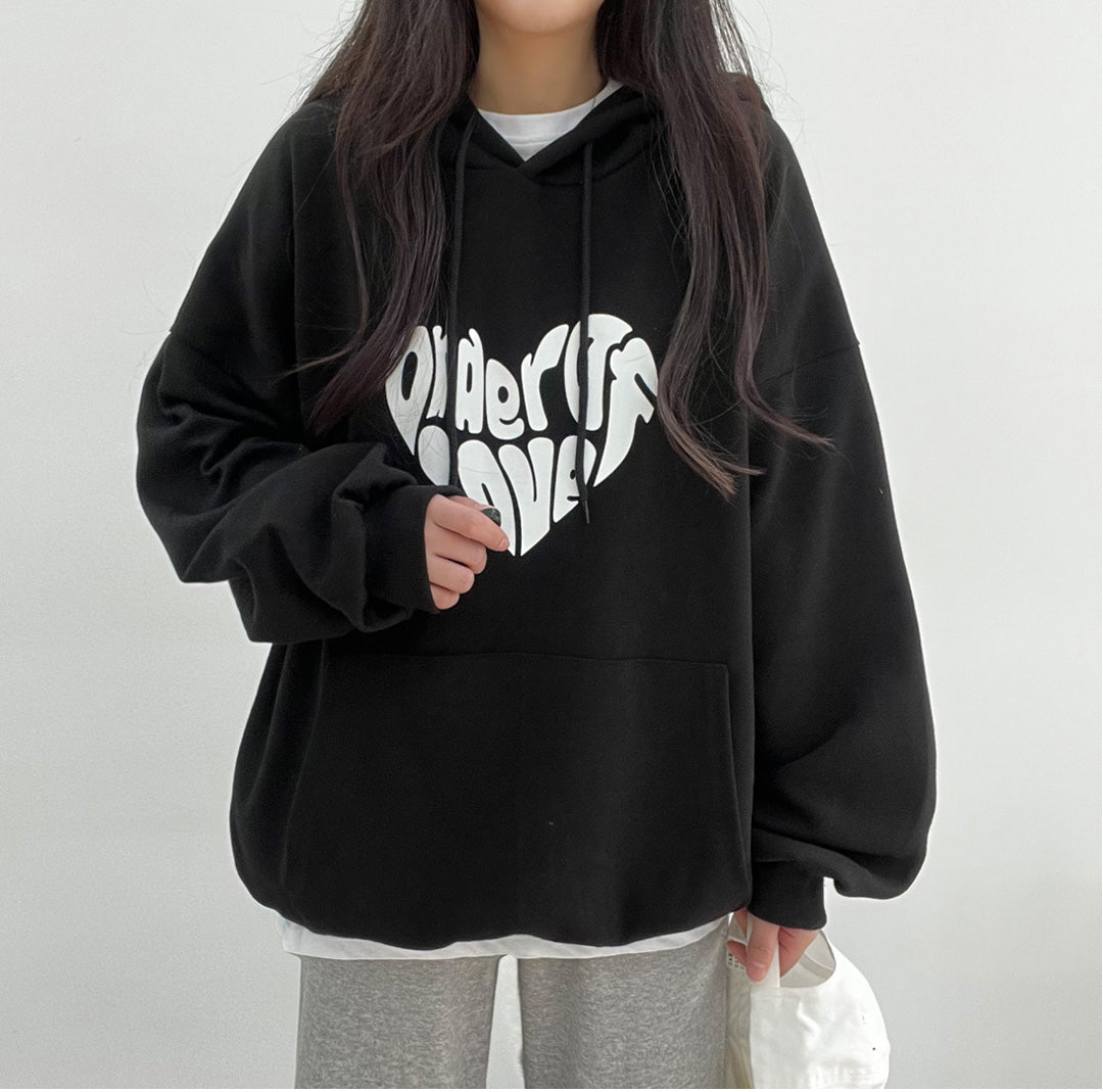 Sweet heart hoodie