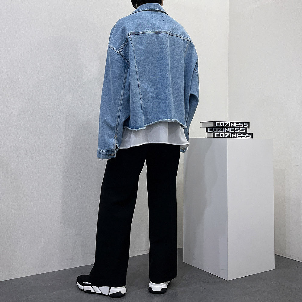 LN Cutting Cropped Jean Jacket (3 colors)