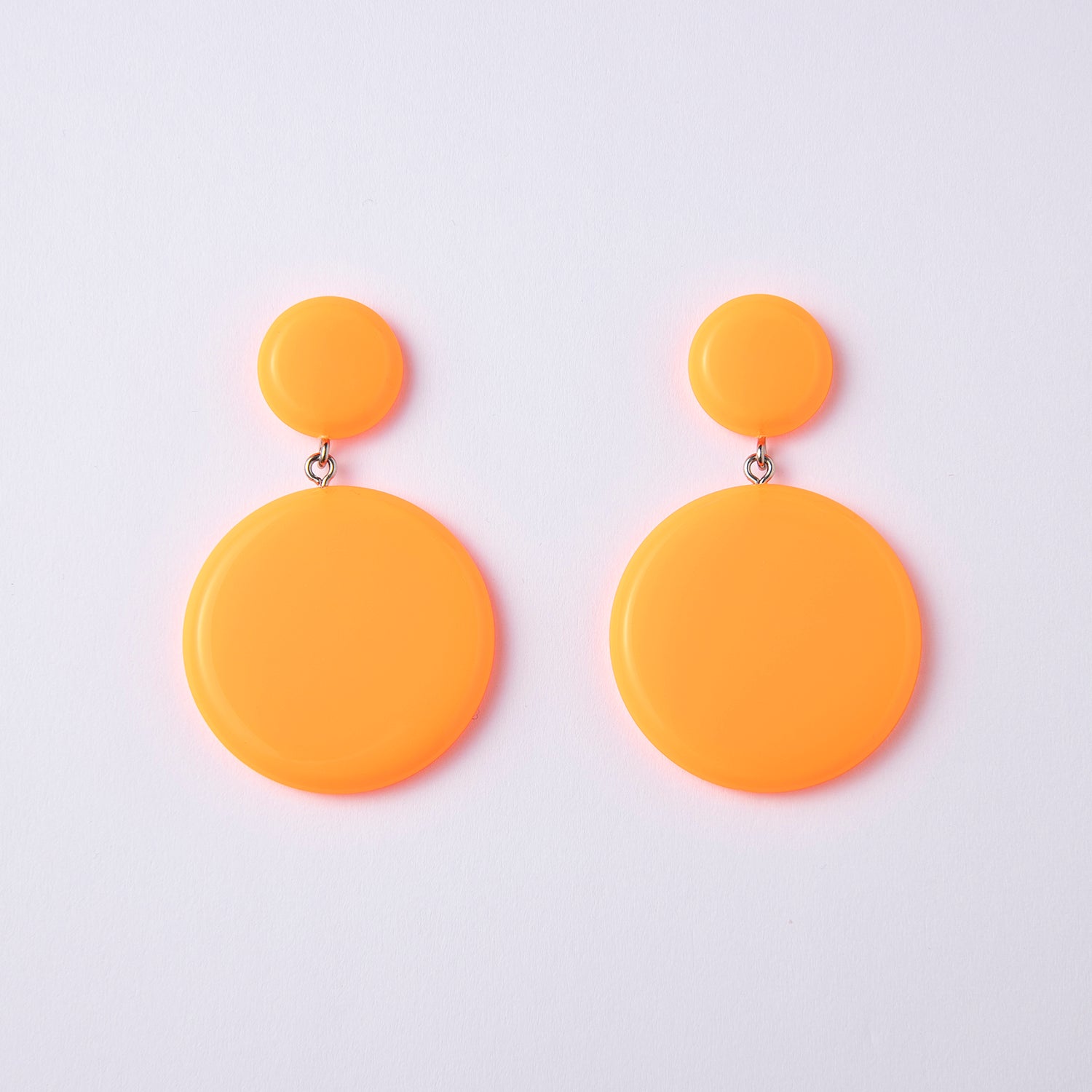 Round and Round - neon orange