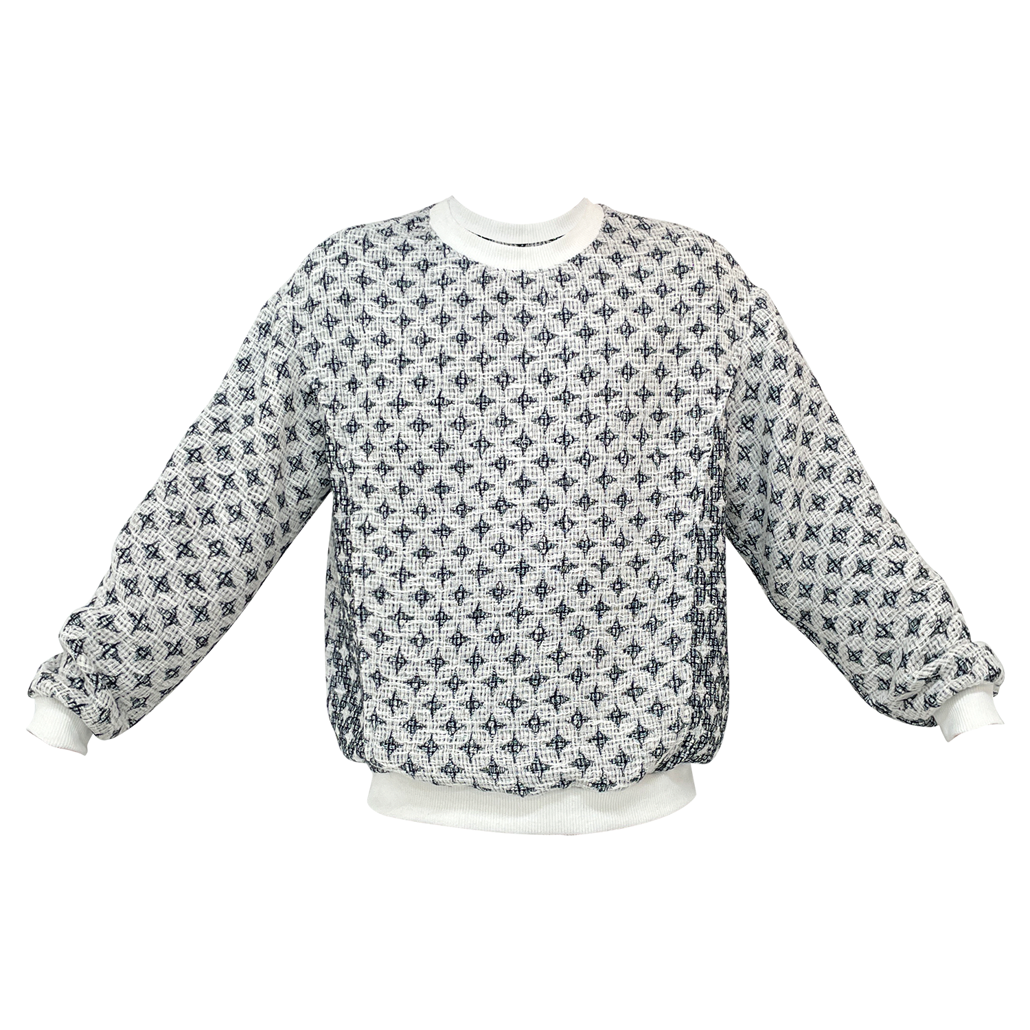 STARRY SWEATSHIRT WHITE