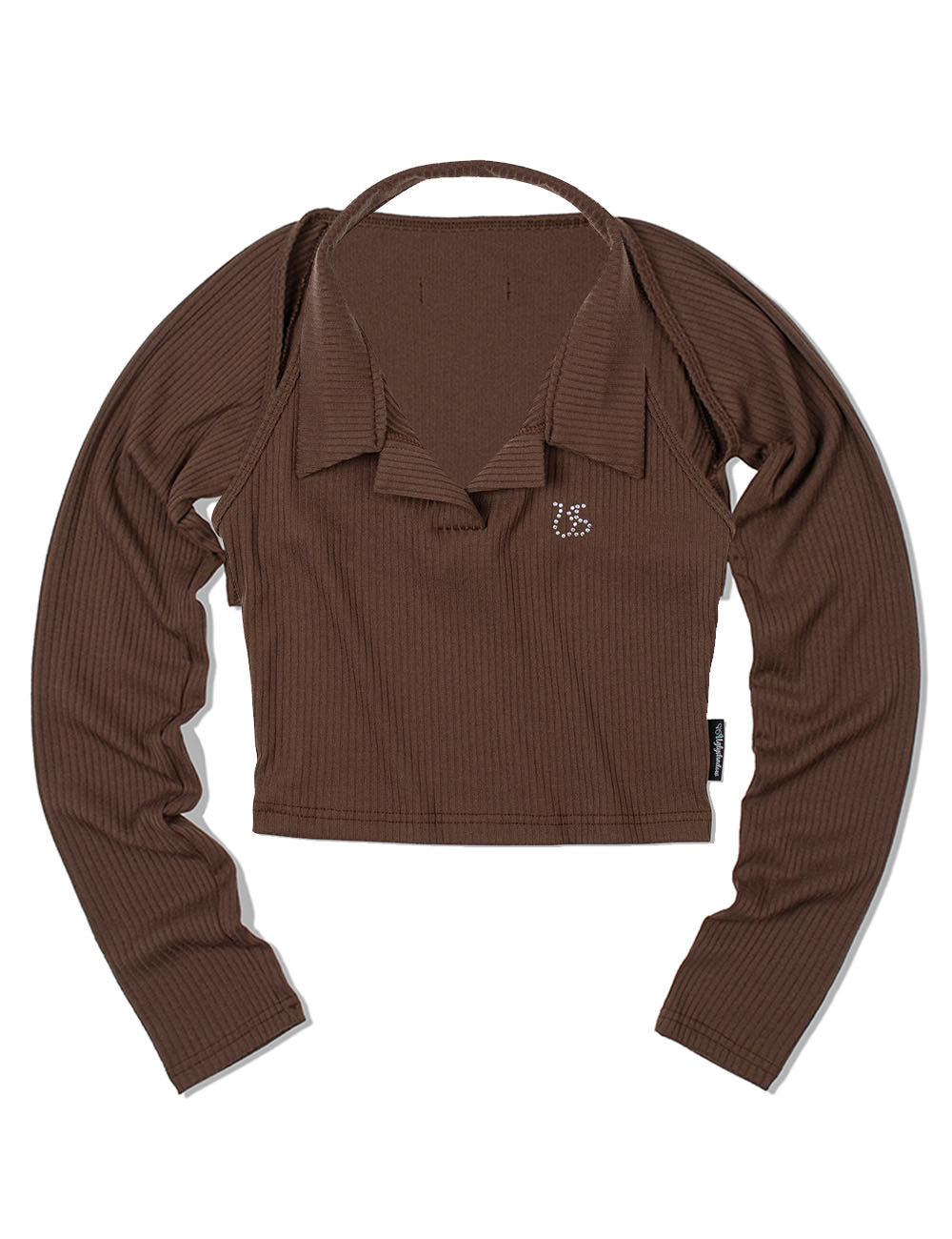 KARA CARDIGAN SET TOP(BROWN)