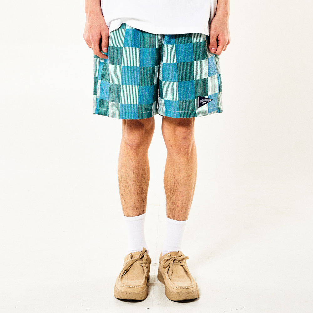 FLASHY DIRT SHORTS (BLUE)