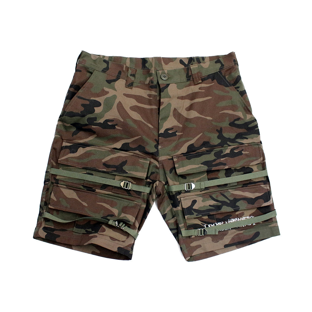 Basic Logo Front Pocket Shorts - Camo