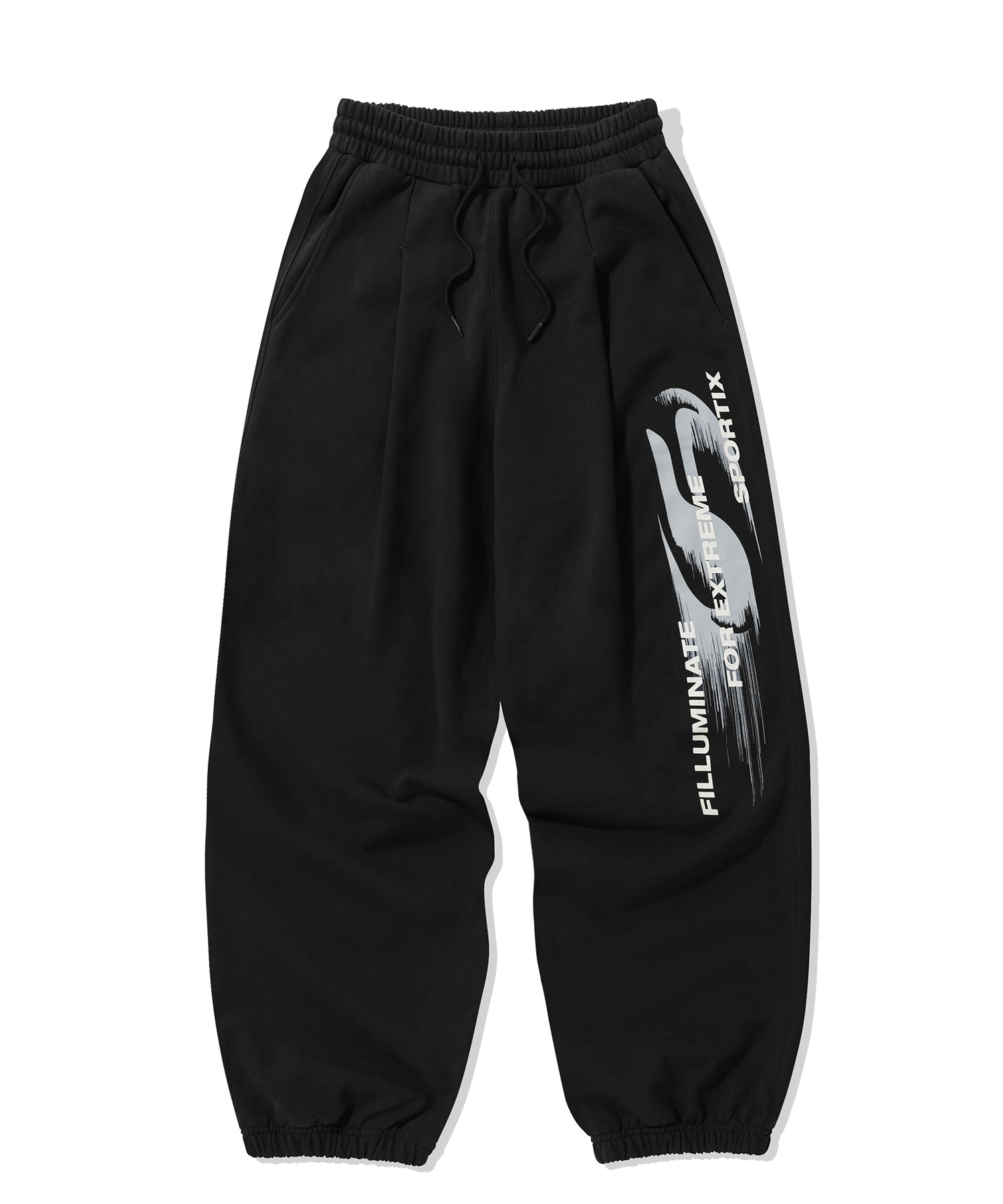 Modify Symbol Logo Sweat Pants-Black