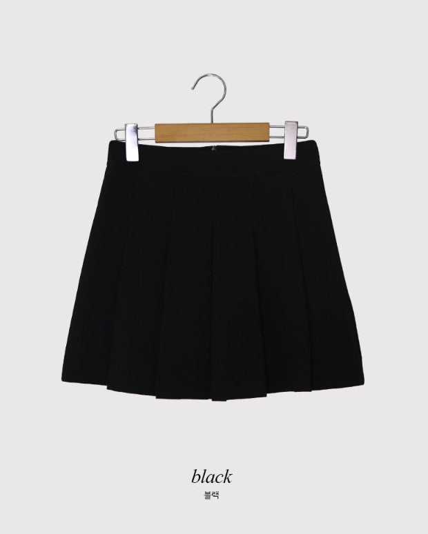 May Pintuck Pleated Mini Skirt (3color)