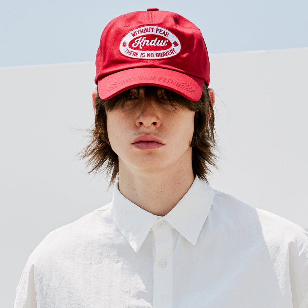 KNDW LOGO WAPPEN CAP RED