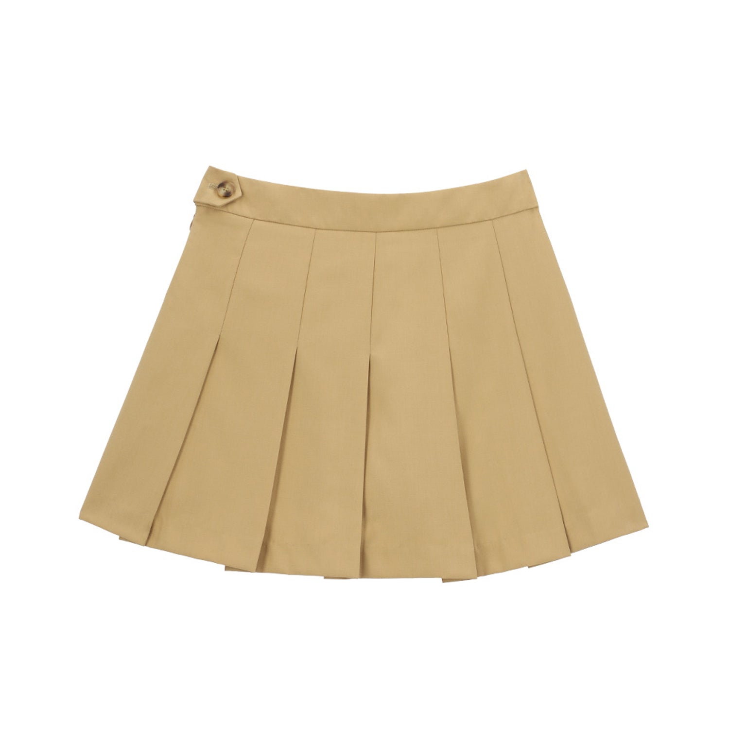 PLEATS PANTS SKIRT_BEIGE