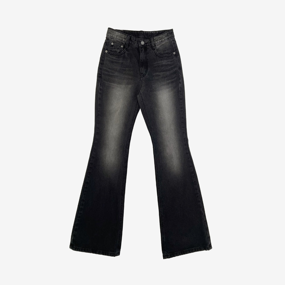 Moska vintage washed-out bootcut denim pants