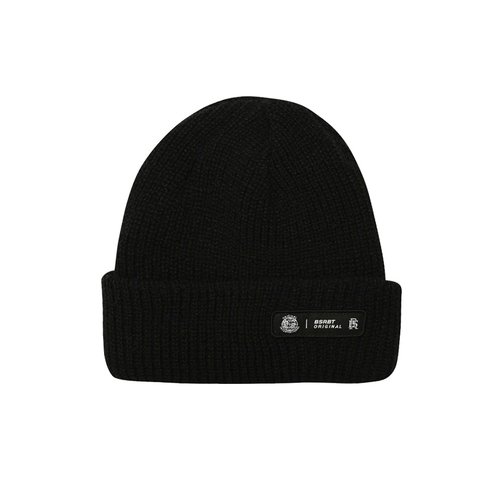 BSR2223FWBN036 BSR INT LOGO BEANIE BLACK