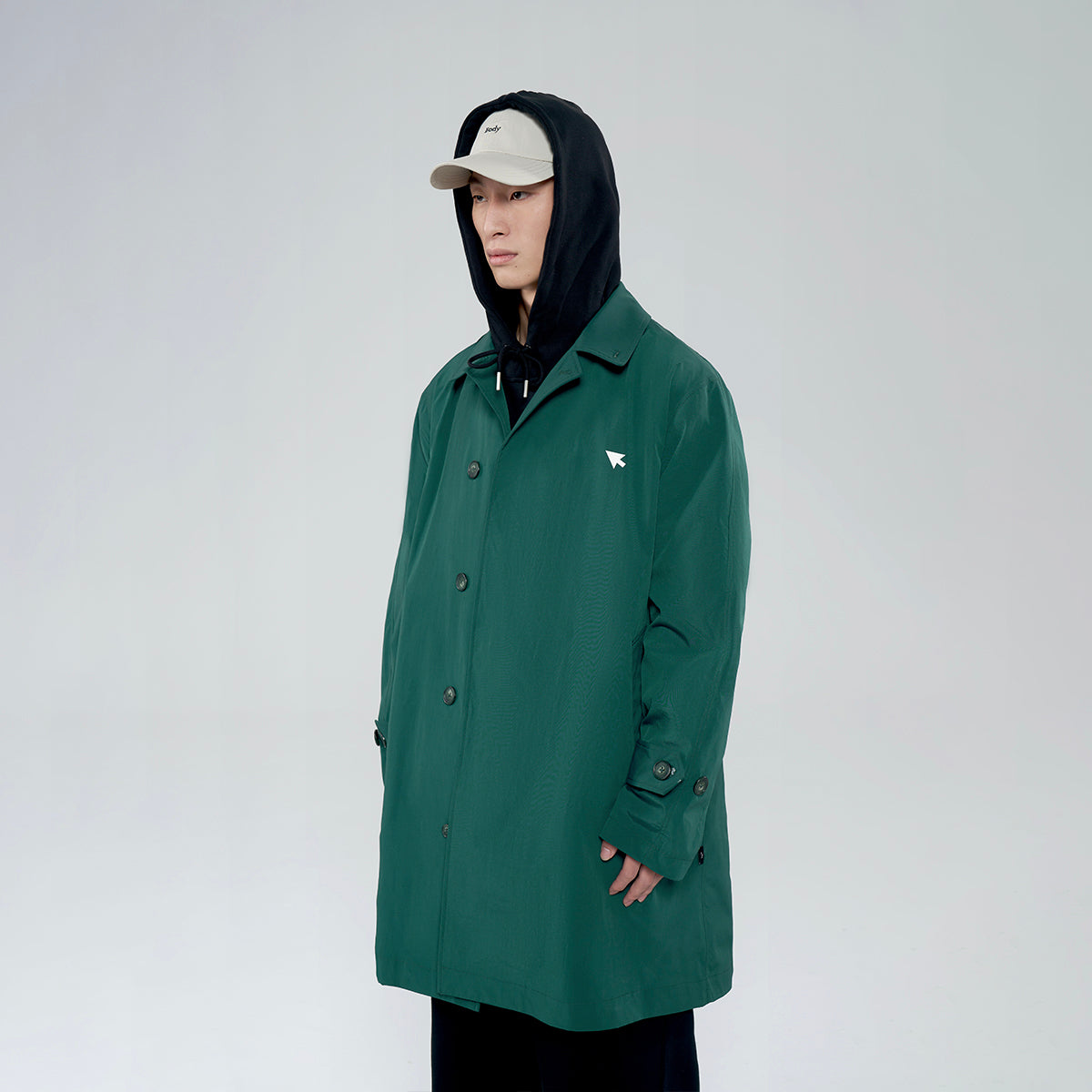 23SS FM OFFICE Simple Silhouette Windbreaker Jacket