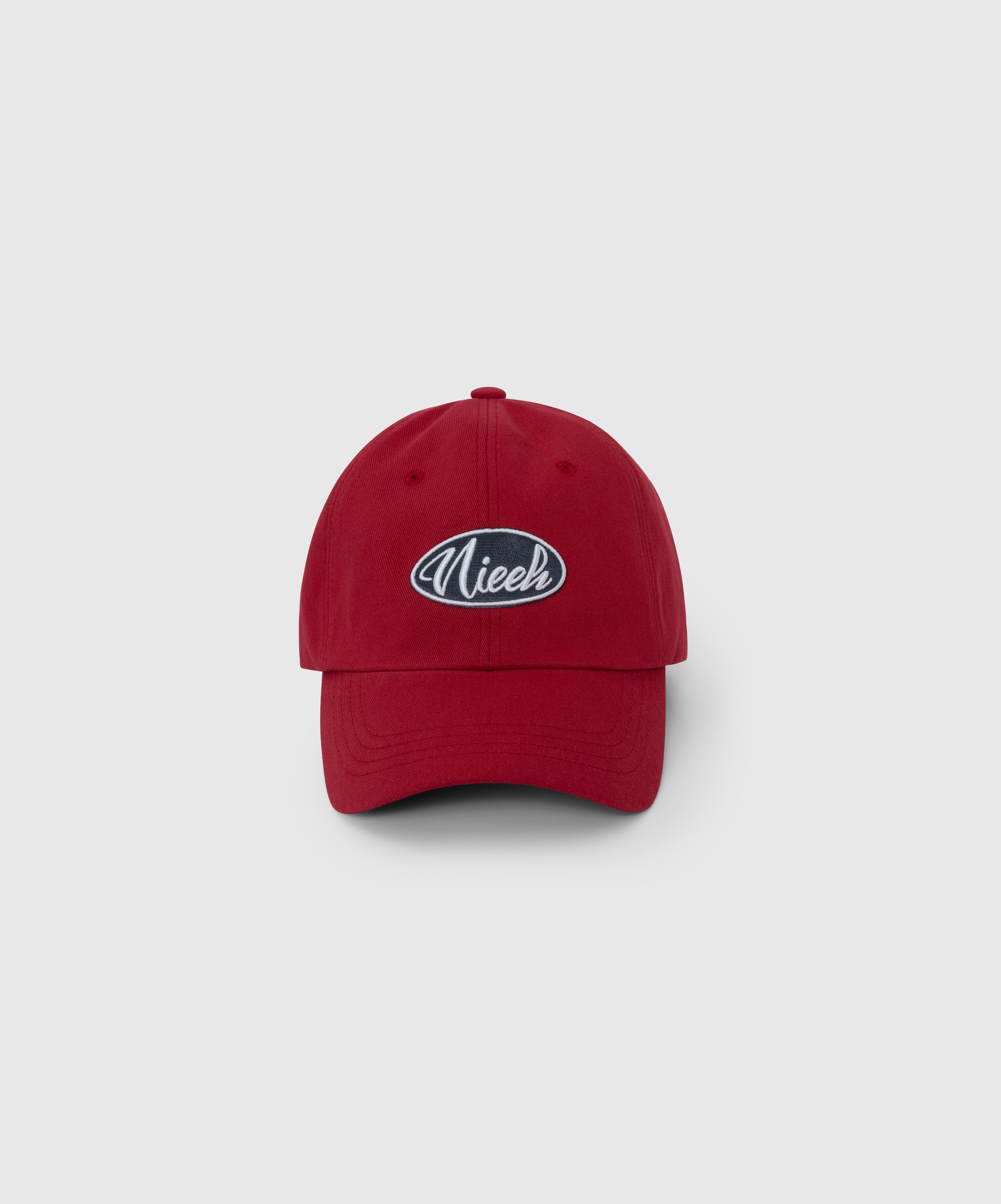 Signature round logo cap_Red