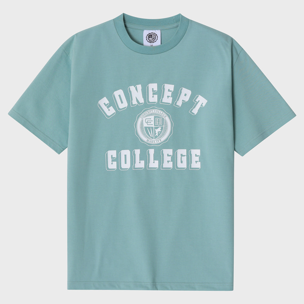 Classic Big Logo Crew Neck Mint Unisex T-shirt