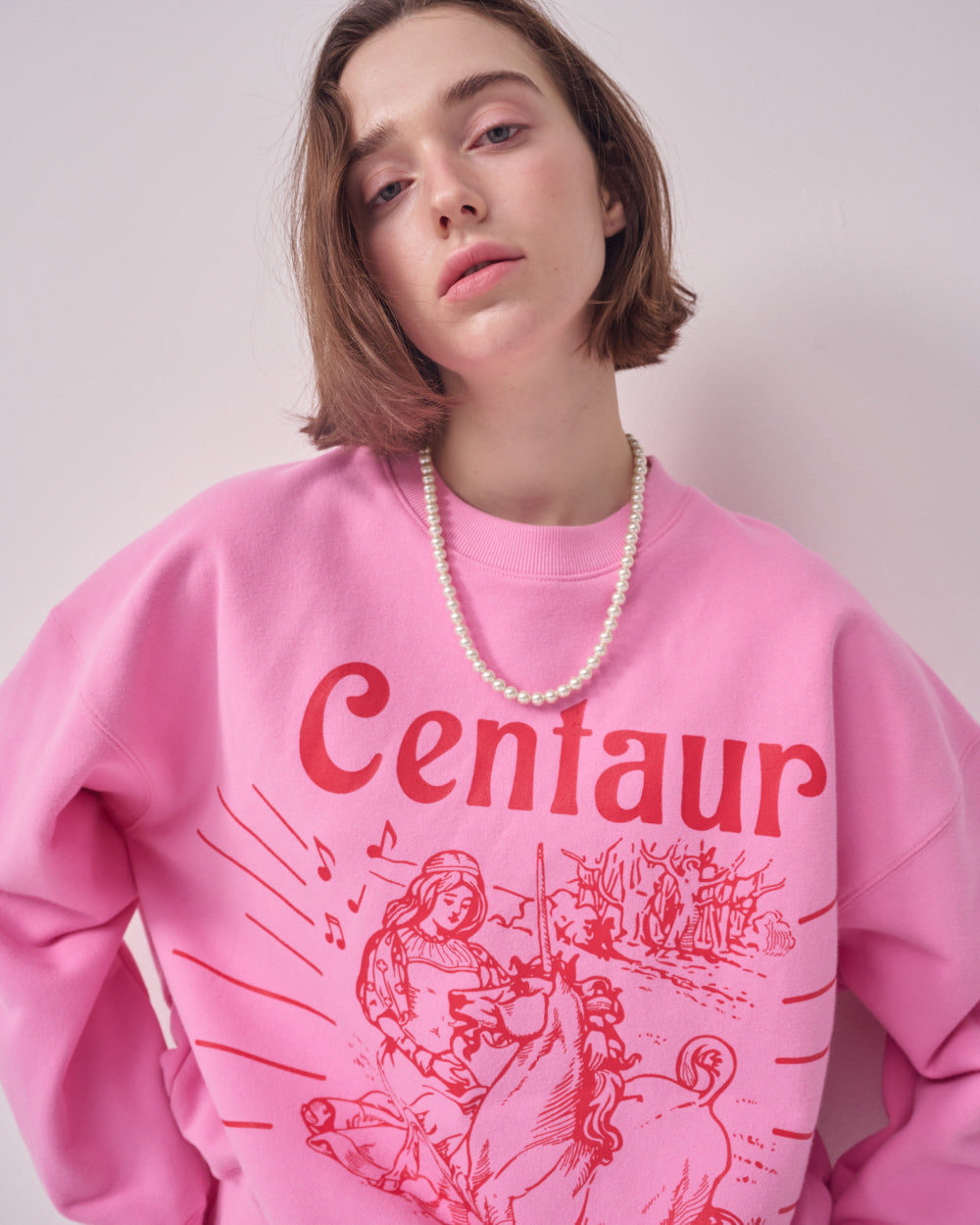 [TC22SSTOP10PK] 22SS CENTAUR STORY SWEATSHIRT [PINK]