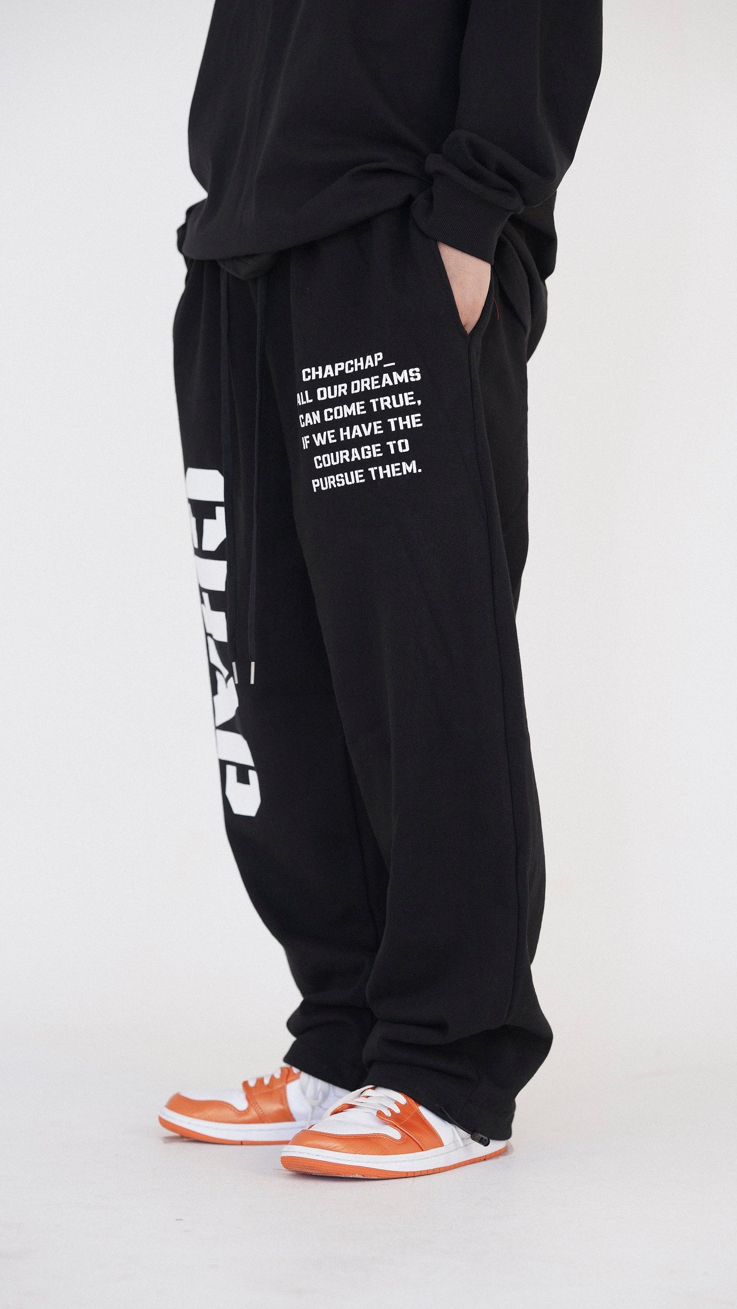 Army Chap Sweat Pants (Black)