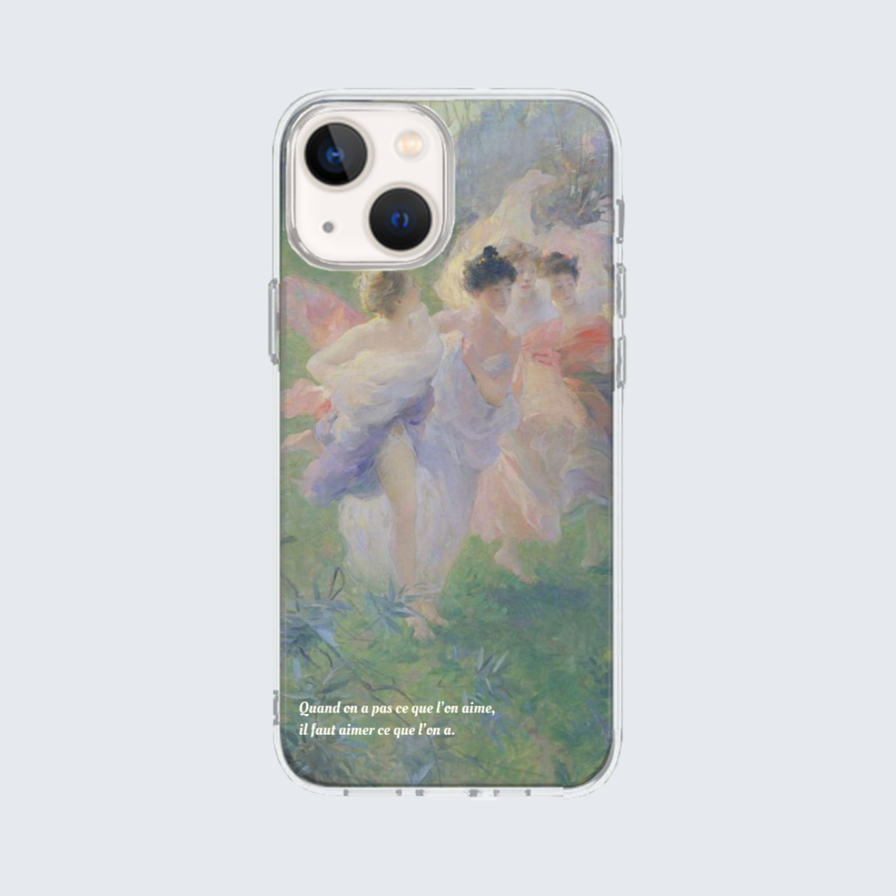 oil painting (a fairy song) iphone case