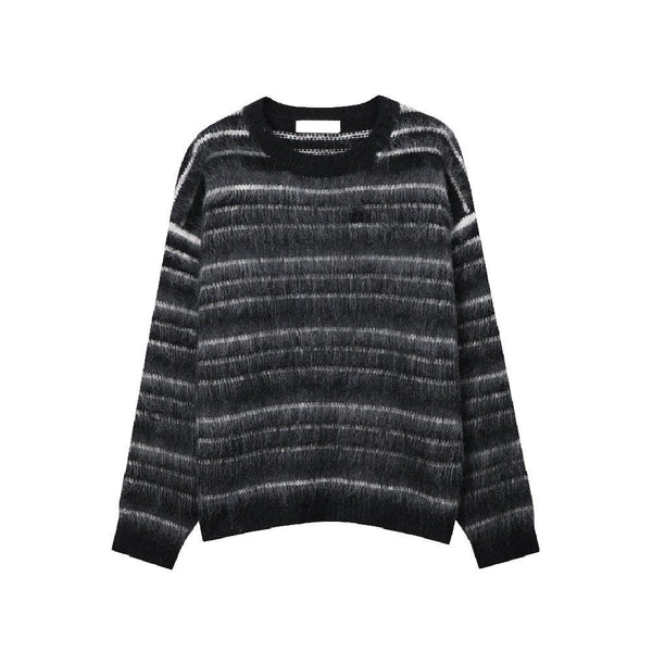 ASCLO Wool 60% Mohair Border Knit (4color)