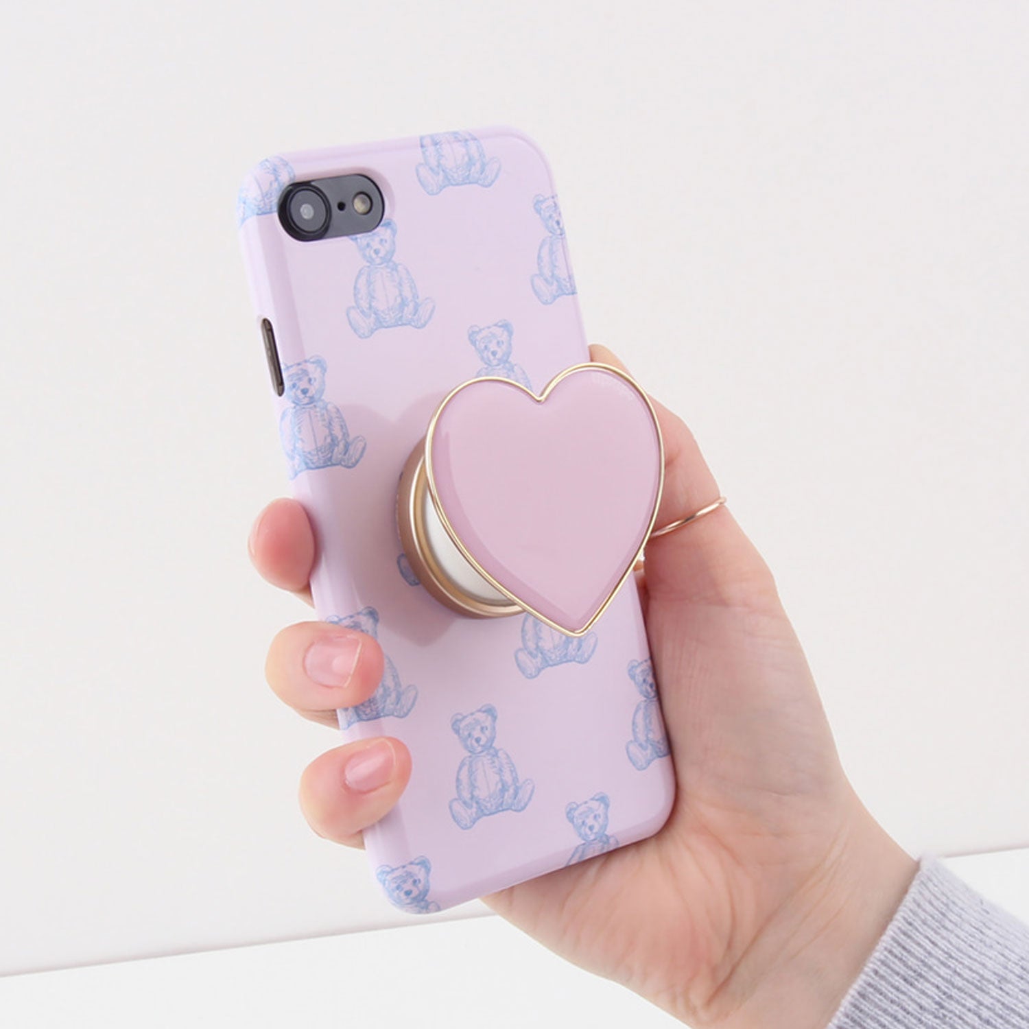 Pastel bear phone case