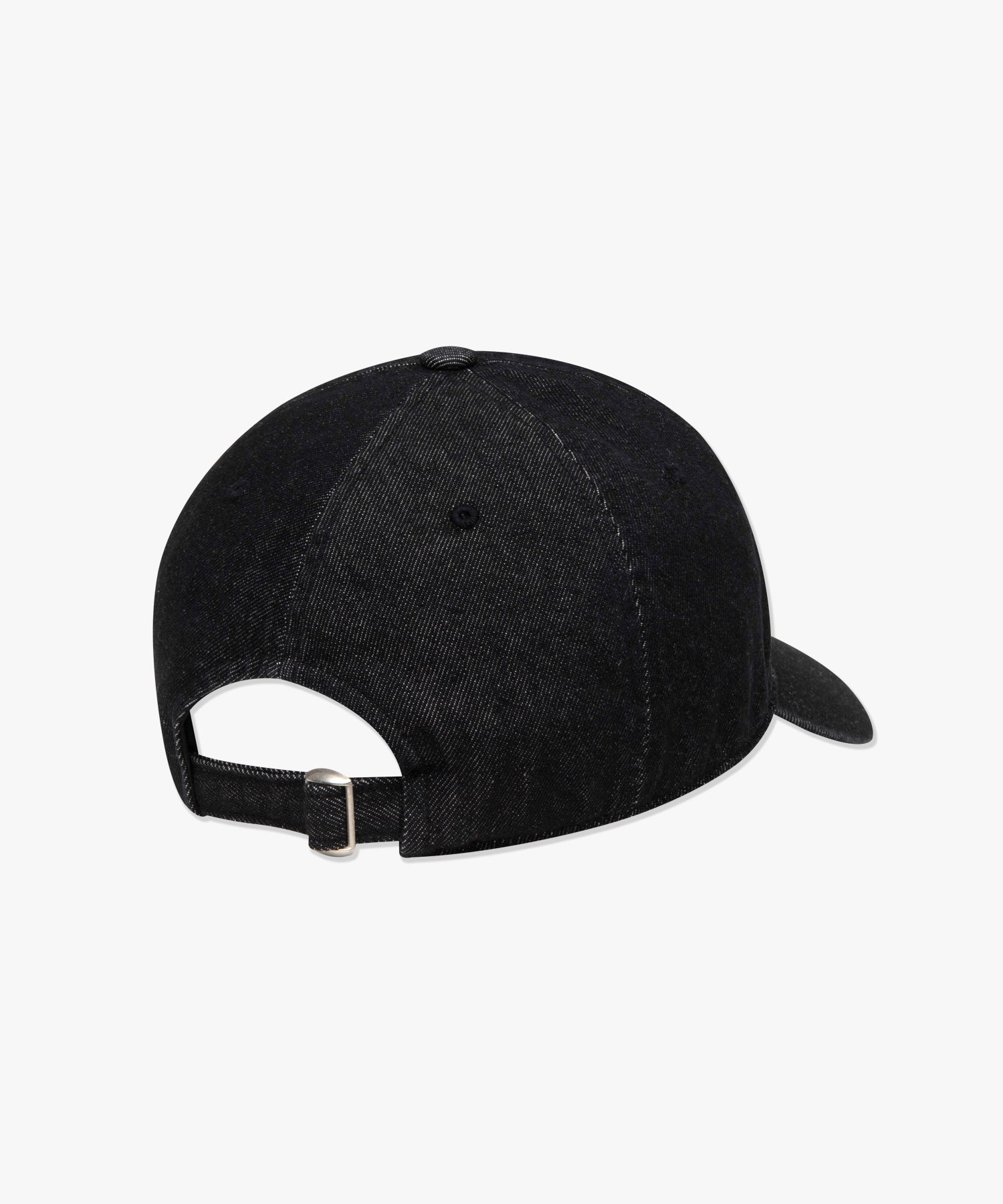 SPIRAL DENIM 6PANEL CAP - BLACK