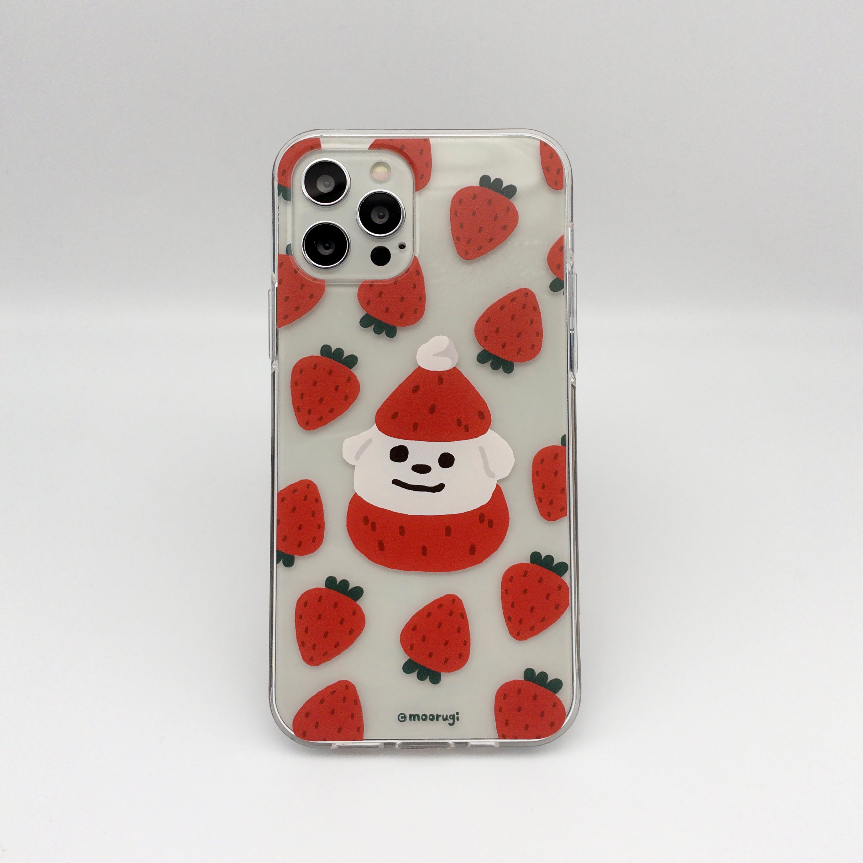 Strawberry pattern jellycase (iphone case)