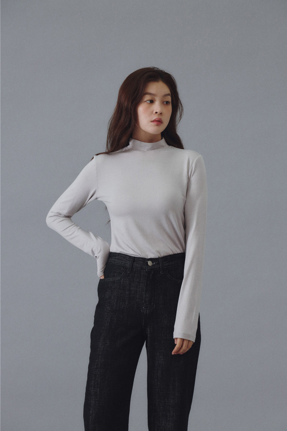 MODAL MOCK NECK (4color)