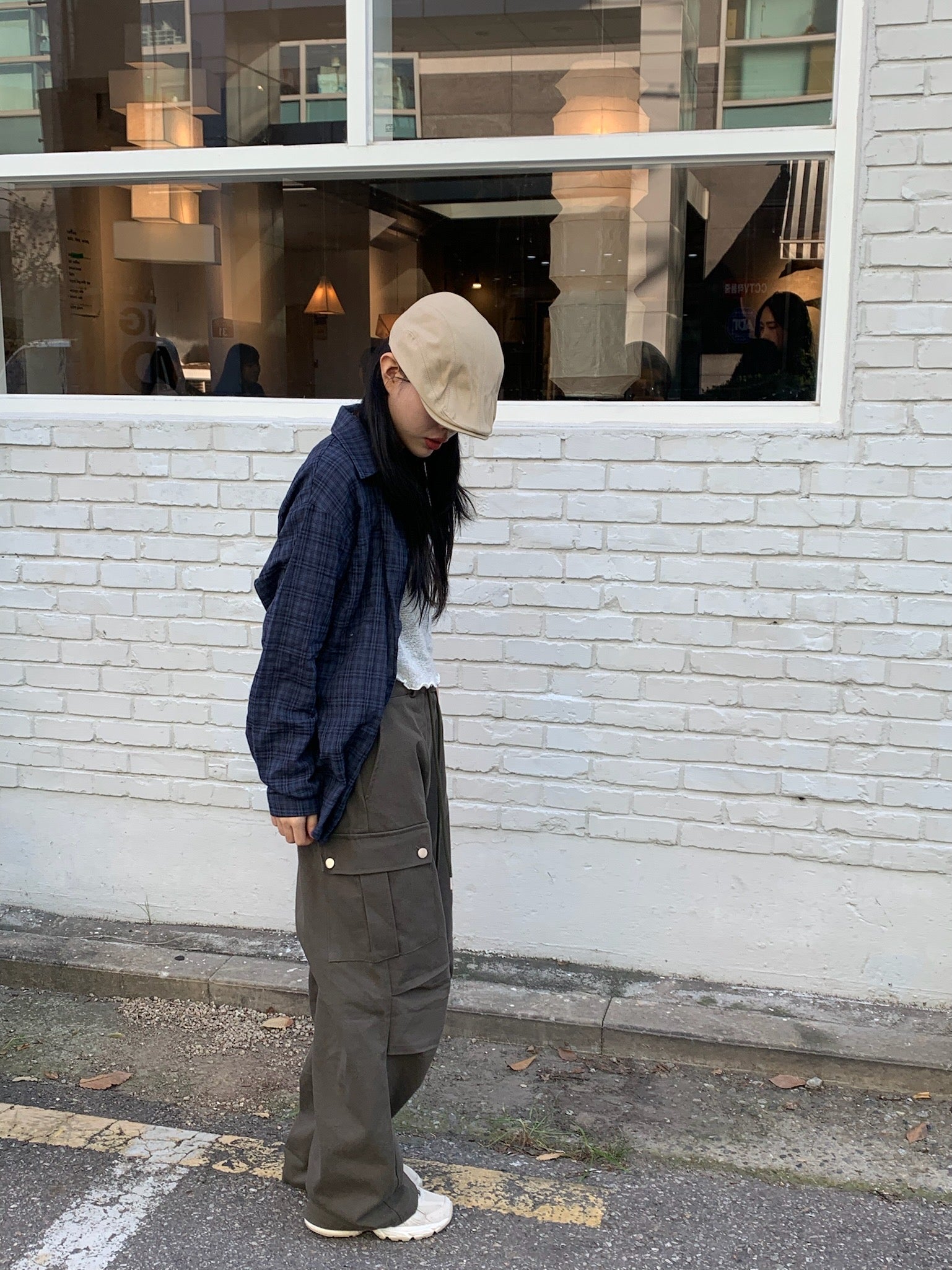 Winter Pocket Cargo Pants (Brown/Khaki)