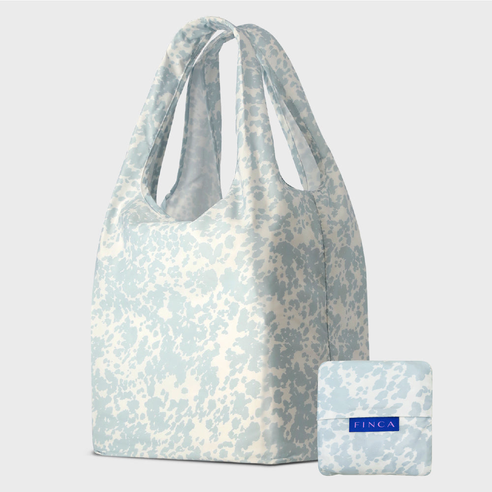 Grocery standard bag _ blue cheetah