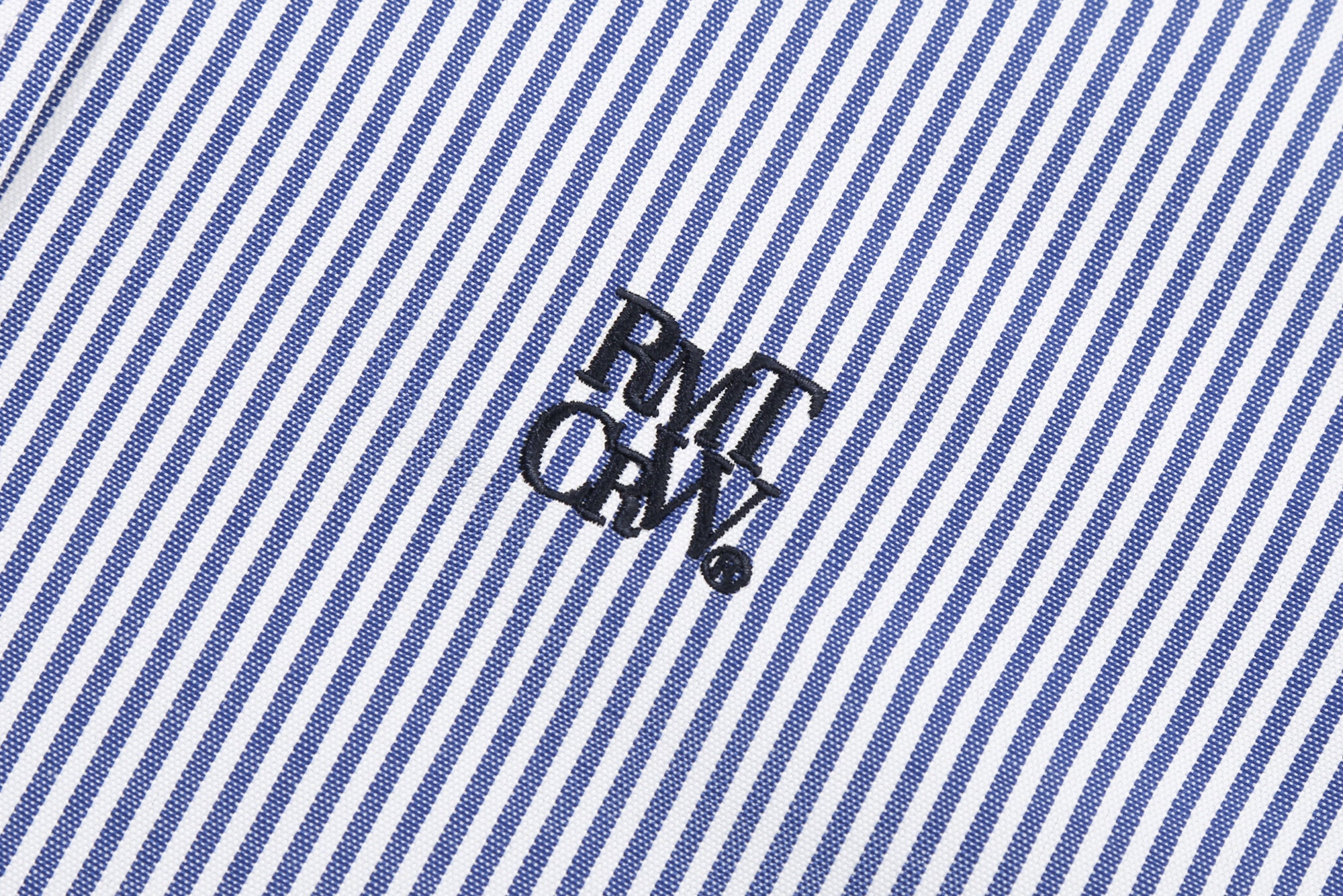 RECENT LOGO STRIPE HALF SHIRT_NAVY