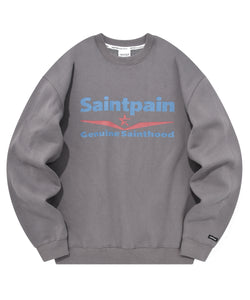 SP OILER LOGO CREWNECK-GRAY