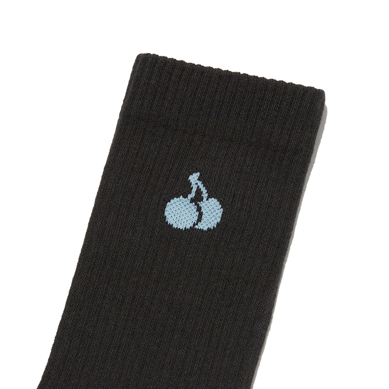 MONO CHERRY COLOR COMBINATION SOCKS [GRAY CHARCOAL]