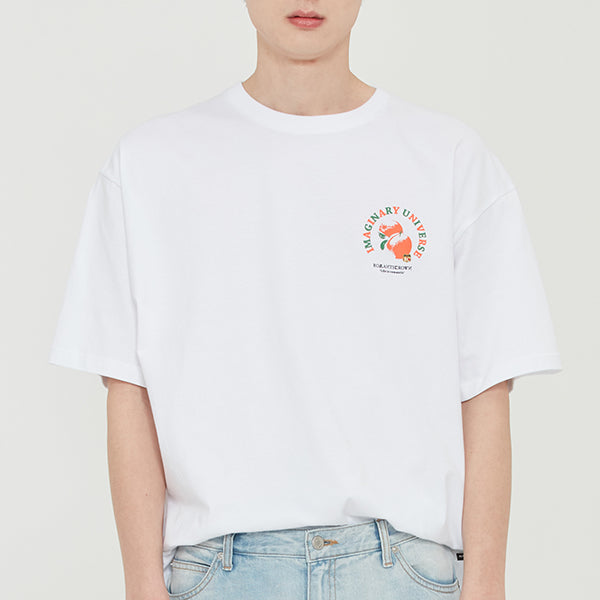 COLOR DOT ORANGE TEE_WHITE