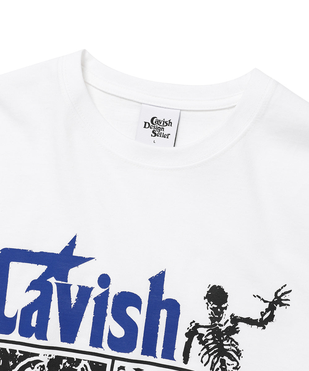 LIGHTNING SKELETON LS TEE WHITE(CV2ESUT553A)