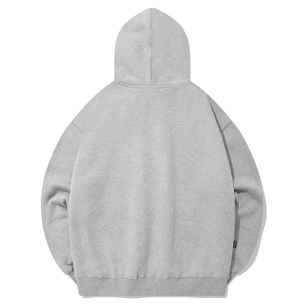 SP ORIGINAL LOGO HOOD-MELANGE GRAY