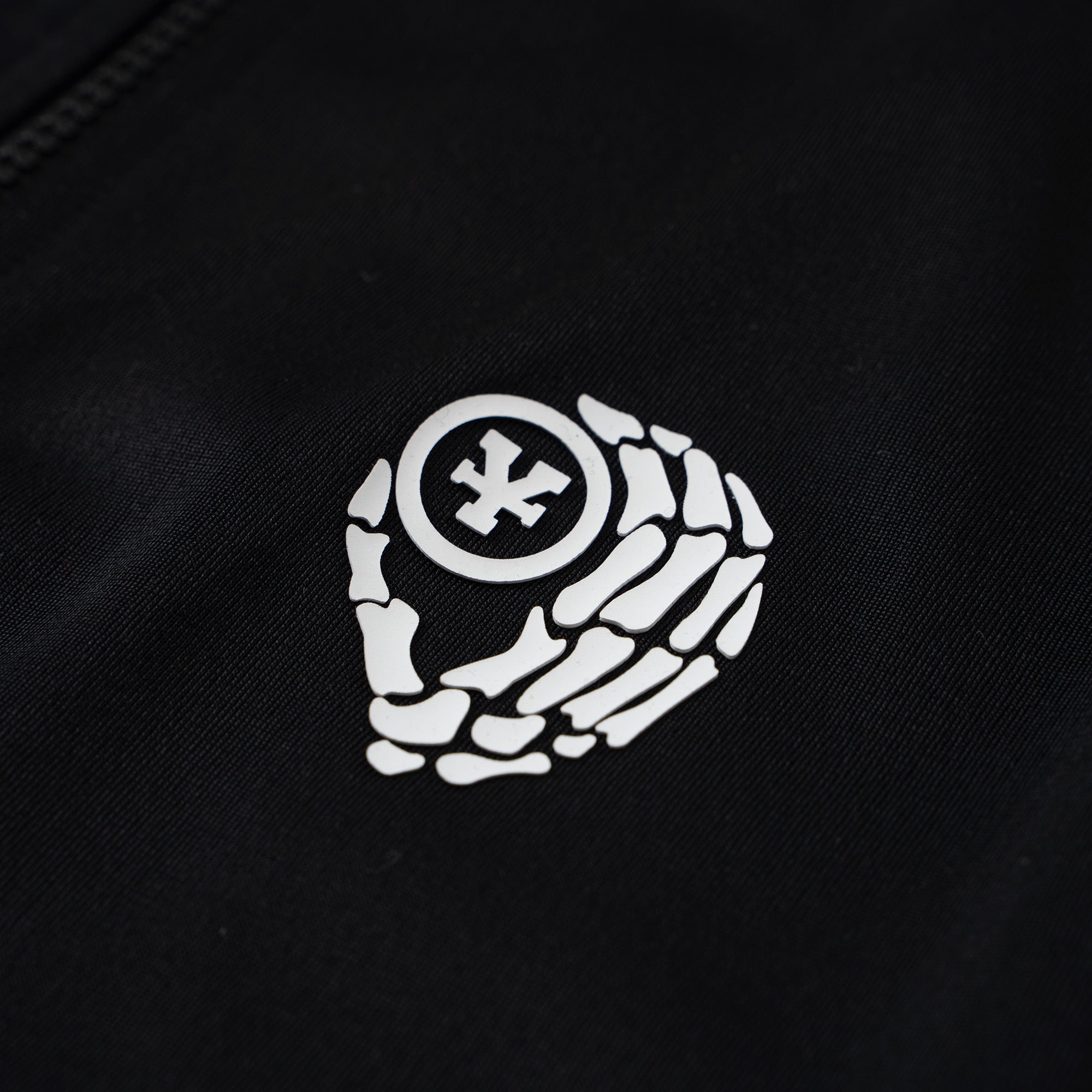 Logo Track Jacket - Black/Orange