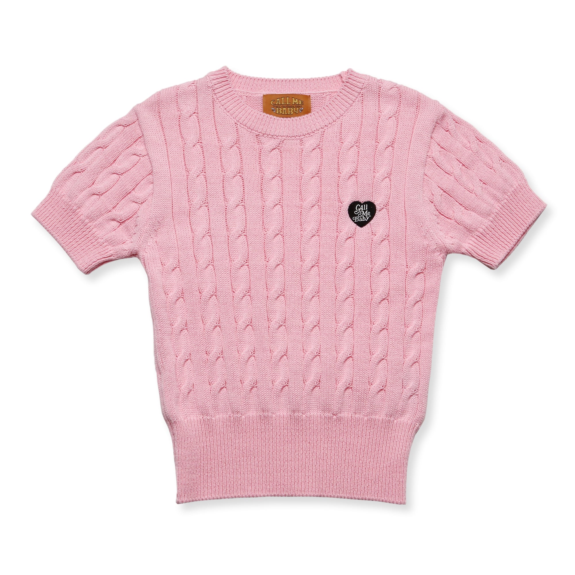 Baby Cable Knit Short Sleeve