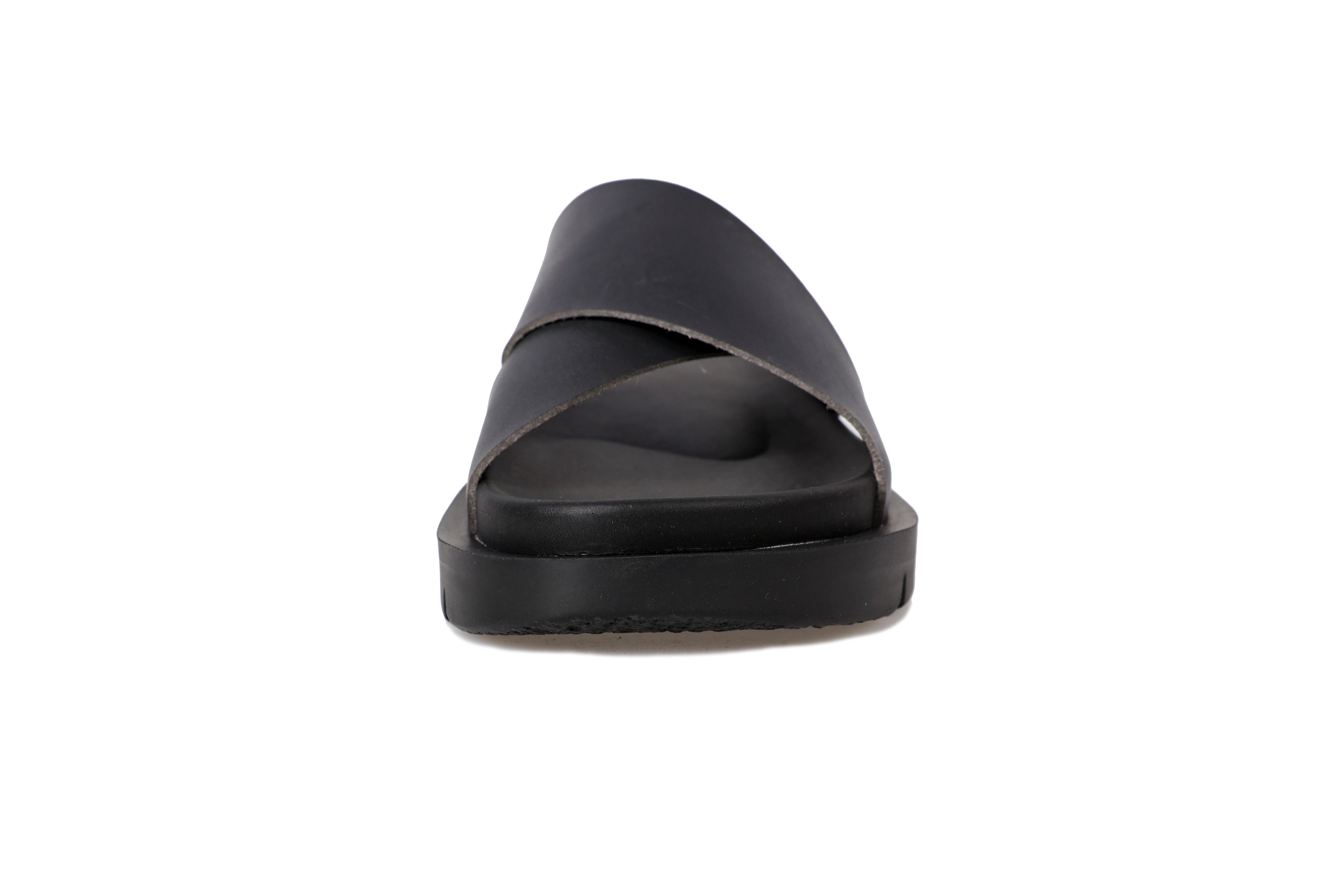 OFFICE SLIDE LEATHER BLACK 547