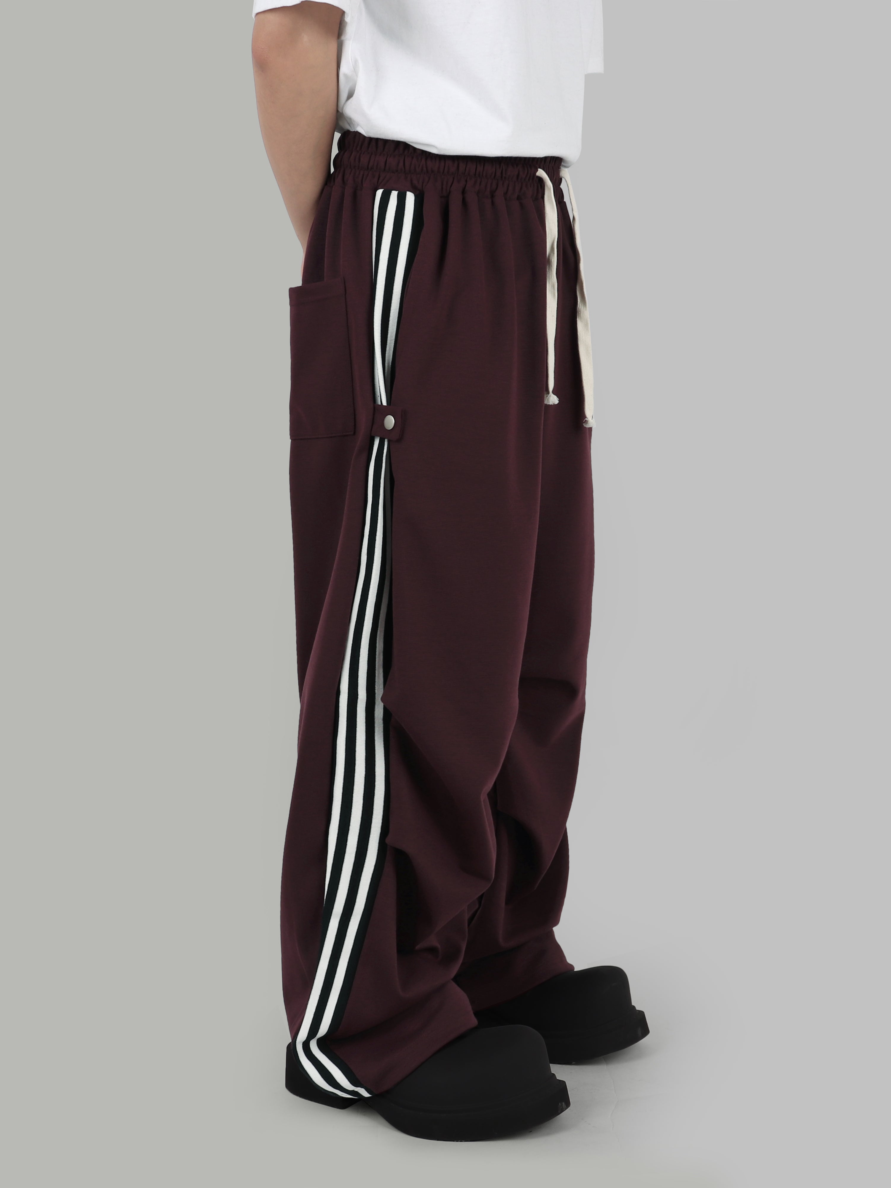 Snap track pants