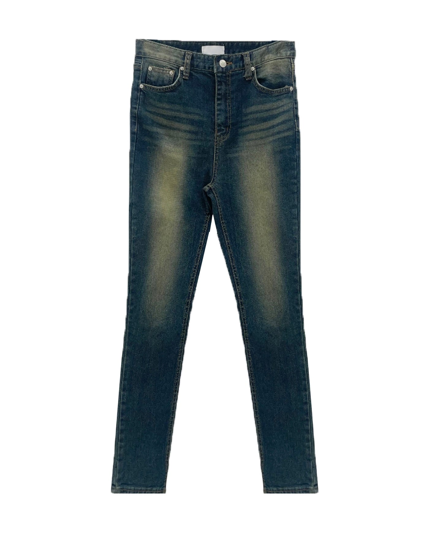 Y2K vintage washing skinny denim jean (blue)