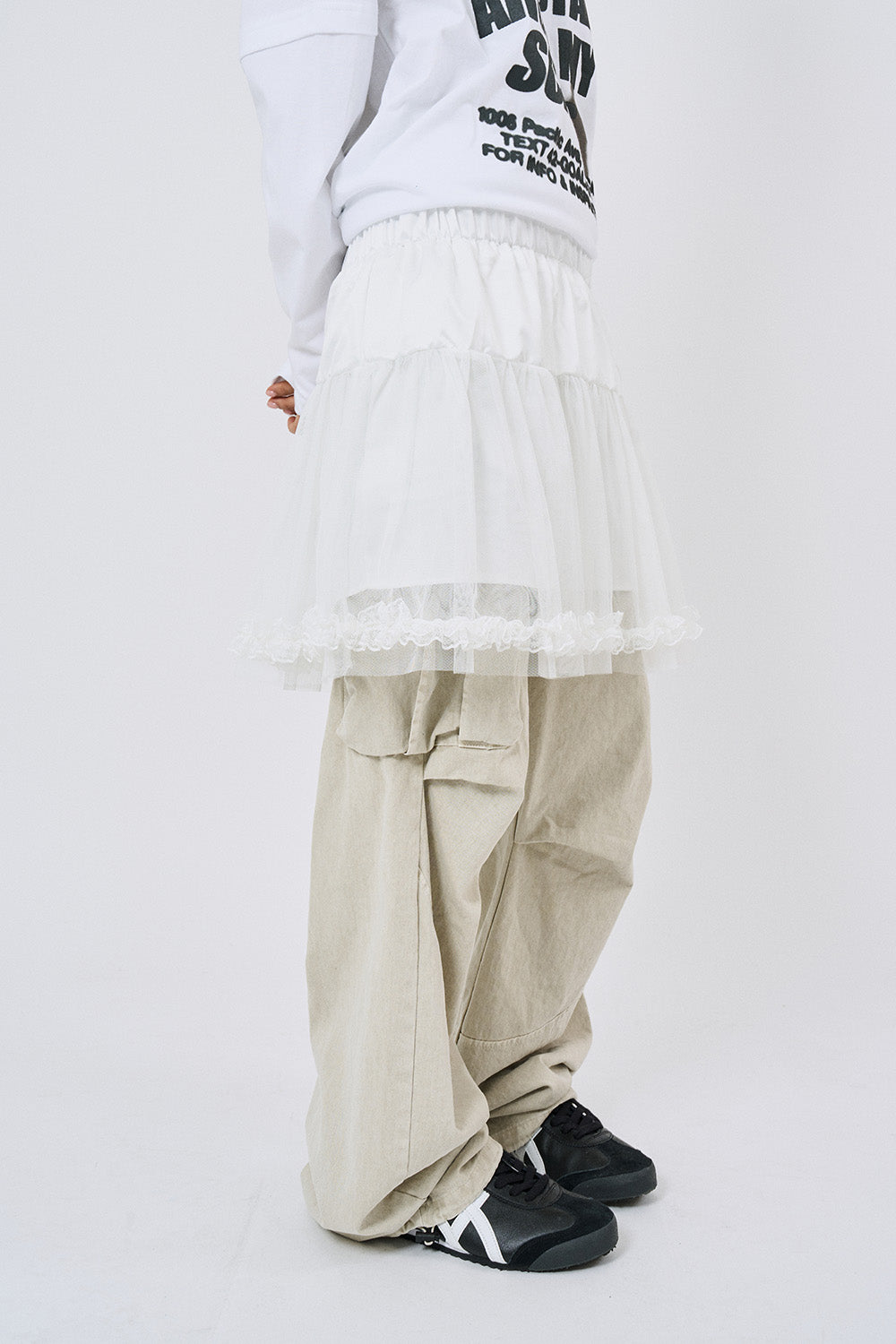 Cooing lace skirt pants