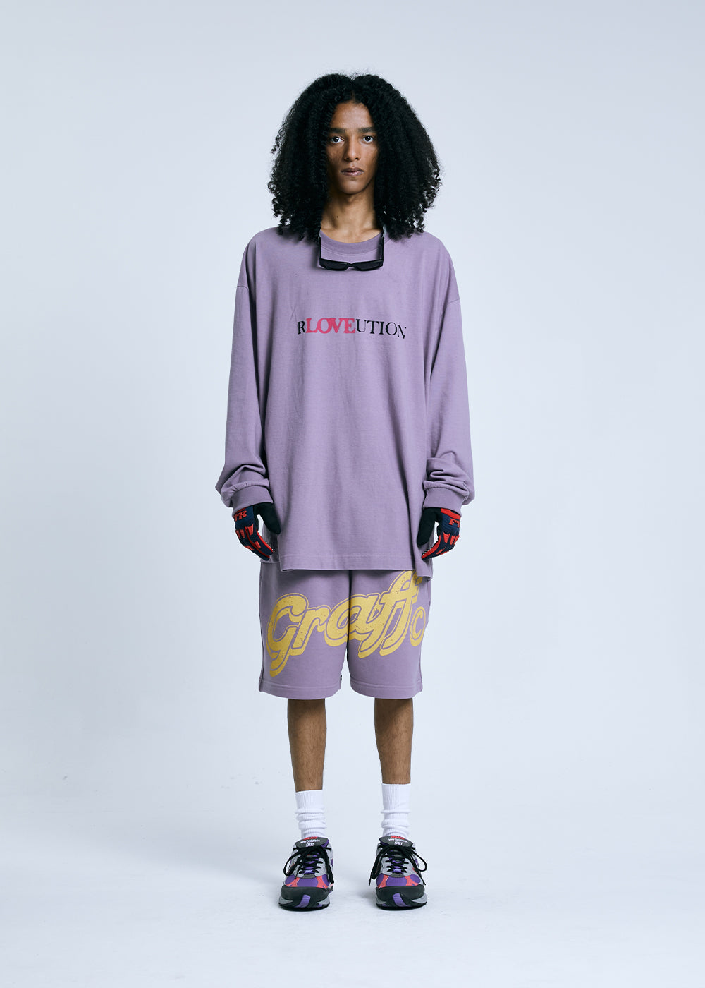 RLOVEUTION LONG SLEEVE T-SHIRT_PURPLE