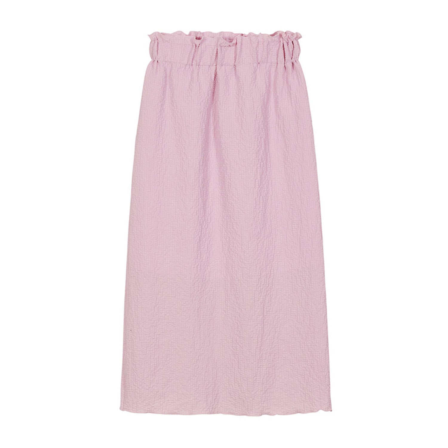 RELAXED SEERSUCKER SKIRT (LIGHT PINK)